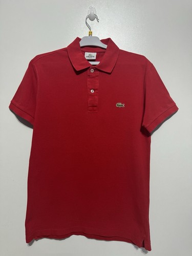 Polo lacoste rouge taille - lacoste,