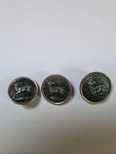 3 Boutons anciens de vènerie