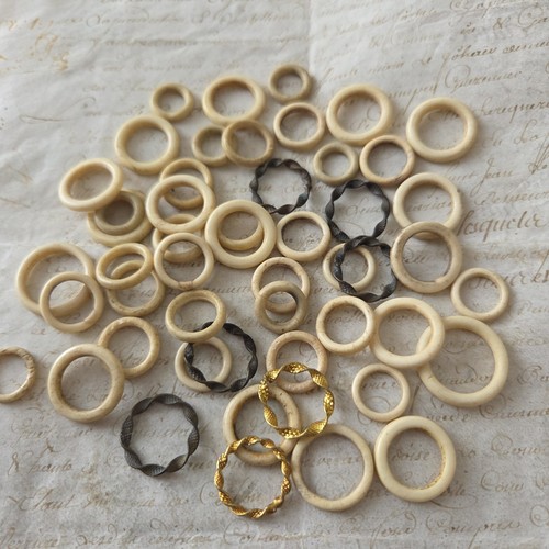 Lot petits anneaux anciens - petits,