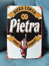 Plaque métal bière Corse