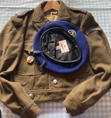Veste plus béret bleu roi - veste,