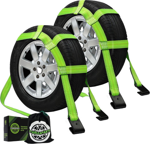 Tow dolly straps pack - dolly, 2