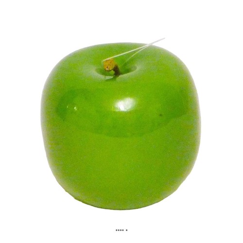Pomme artificielle verte - pomme,