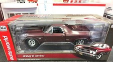 1/18 scale, Auto World, 1970, Chevrolet, El Camino Dark Red, Limited 1002 Pieces