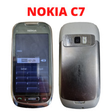 Nokia C7 Original 8GB 8MP Working Mobile Cell Phone Grey 3G Wi-Fi Java Unlocked