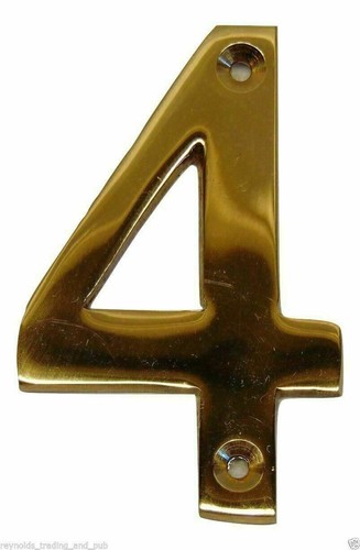 Numéros porte laiton - numéros, en