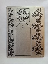 CUTTLEBUG Provo Craft Metal Embossing Die Border Gift Tags Scrolls 