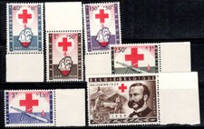 Belgique 1959 Mi. 1149-1154 Neuf ** 100% Croix-Rouge