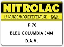 Autocollant Peinture NITROLAC