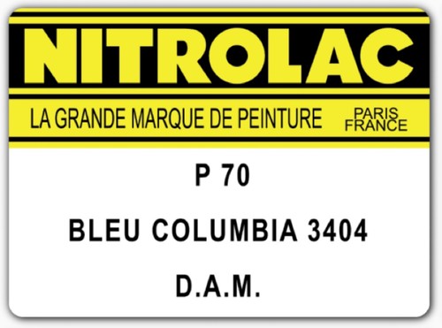 Autocollant peinture nitrolac - autocollant,