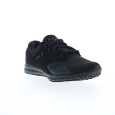 Fila Memory Layers Slip Resistant Water Resistant  pour femmes en toile noir