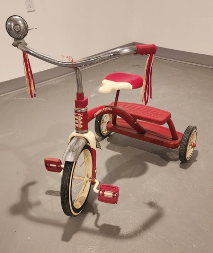Vintage radio flyer dual deck - radio,