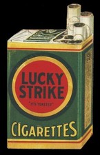 TOILE TABLEAUX  LUCKY STRIKE