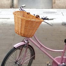 Panier de vélo en osier