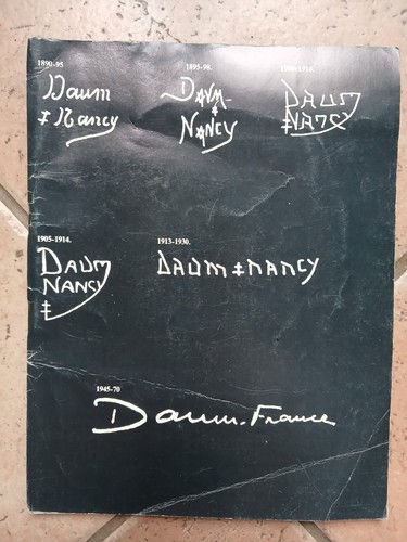 Daum catalogue sur verrerie - daum,