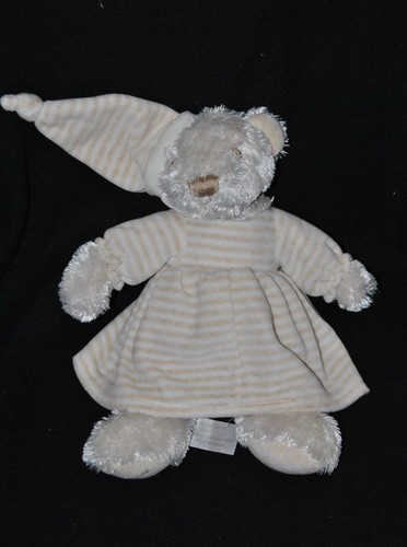 Peluche doudou ours - , blanc