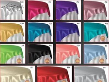 Round Square Silky Satin Table Cover Banquet Restuarant Wedding Party Display 