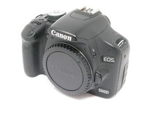 Canon EOS 500D 15.1MP Digital SLR Camera Body Only - Black (14,790 Shots)