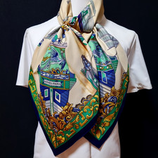 RARE VINTAGE HERMES Silk Scarf