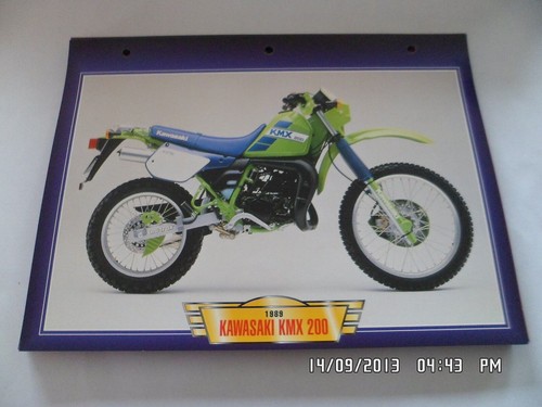 Carte fiche moto - moto, kmx