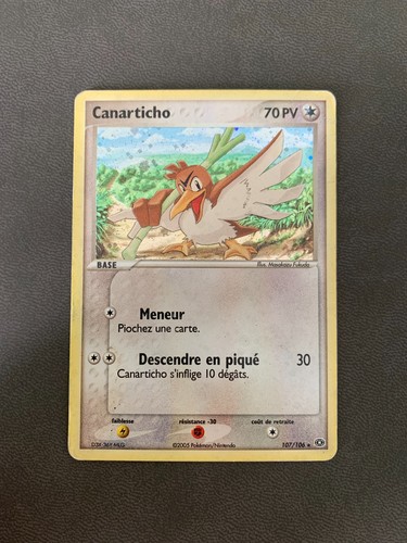 Carte pokémon canarticho - carte,