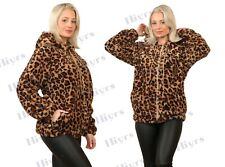 Femmes Léopard Veste Fausse