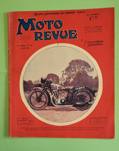 Moto revue 431 1931 - moto,
