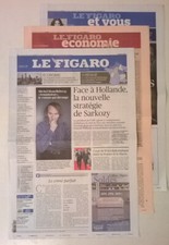 LE FIGARO N°21 901 du 07/01/2015 - Michel Houellebecq: "Submission" le roman qui