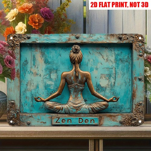 Vintage zen den yoga - vintage,