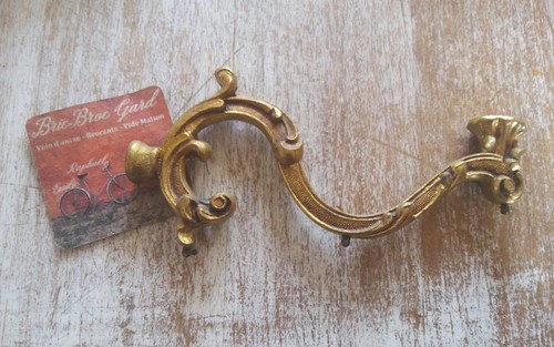 Antique lustre bronze bras - bronze, x1