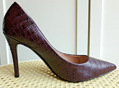 Escarpins cuir talons 10 - **,