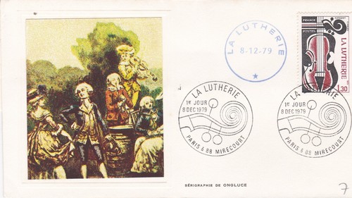 France 1979 fdc lutherie - fdc,