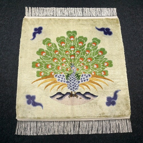 Tapis soie chine 70 cm - tapis,