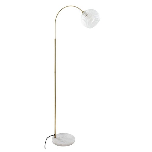 Lampadaire verre marbre - lampadaire, &