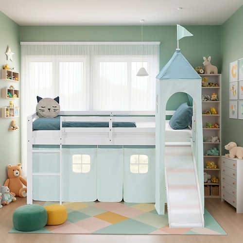 Lit mezzanine 90x200 - , d'enfant