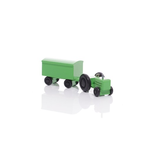 Jouet bois tracteur - bois, avec