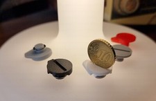 Teppaz electrophone Paire de verrous de couleur pour tiroir à piles 