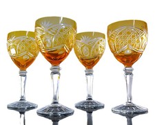 LOT 4 VERRES A VIN ANCIENNE EN