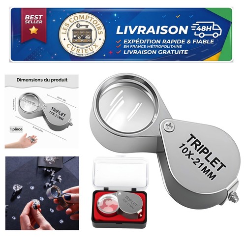 Loupe bijoutier pliable - bijoutier, 10x