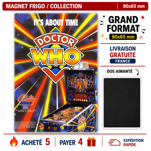 Magnet frigo flipper - magnet, doctor