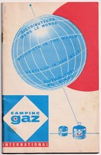 Vintage Camping Gaz Gas International Directory Book Camp Camping Sites Europe