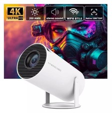 Vidéoprojecteur Portable Projecteur Full HD 4K Wifi6 Android Rétroprojecteur LED