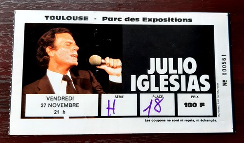 Ticket billet used stub place - ticket,