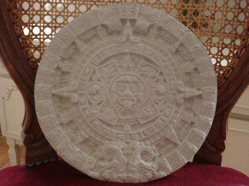 Médaille maya stucco motif - stucco, -motif