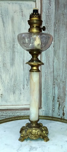 Antique large kerosene - , lamp