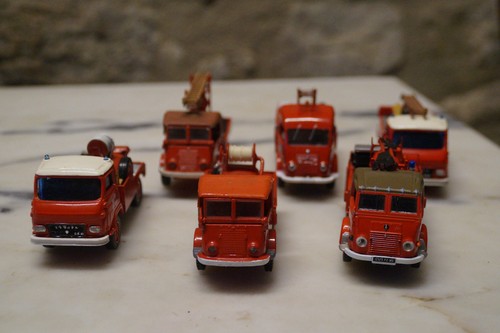Lot camions pompiers - , 1/50
