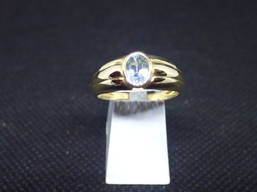 Bague jaune 750 ème de - en, 750/ème
