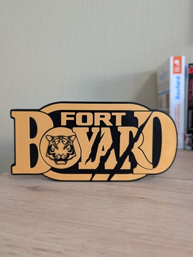 Plaque fort boyard logo - fort,
