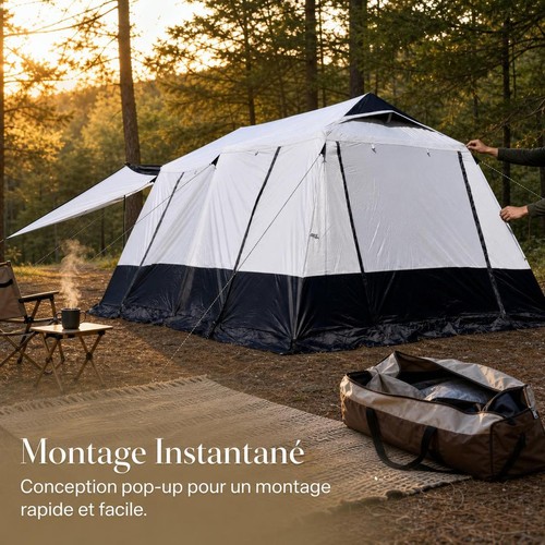 Tente voyage 12 personnes - de, 6-12