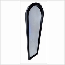 Miroir En Polyuréthane Vintage Kartell Design Anna Castelli Ferrieri 1980 Noir